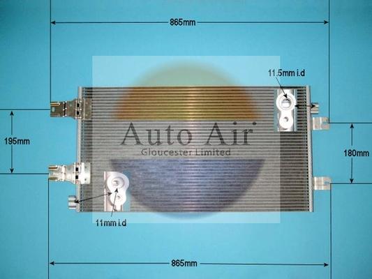 Auto Air Gloucester 16-1383 - Кондензатор, климатизация vvparts.bg