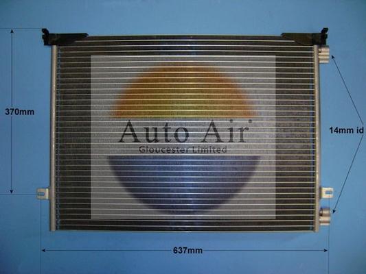 Auto Air Gloucester 16-1379 - Кондензатор, климатизация vvparts.bg