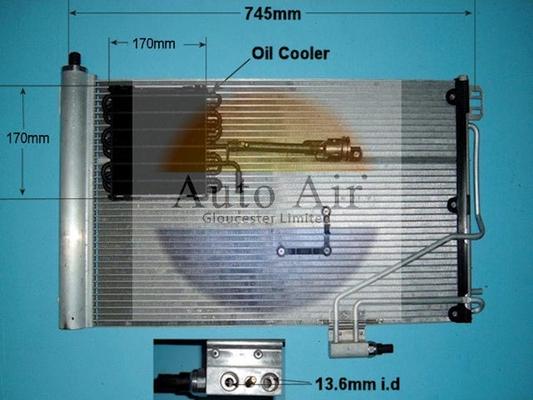 Auto Air Gloucester 16-1210 - Кондензатор, климатизация vvparts.bg