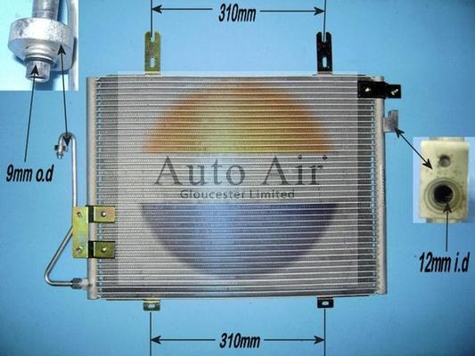 Auto Air Gloucester 16-1272 - Кондензатор, климатизация vvparts.bg