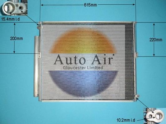 Auto Air Gloucester 16-8921 - Кондензатор, климатизация vvparts.bg