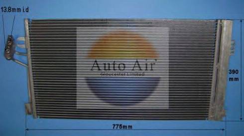 Auto Air Gloucester 16-8894 - Кондензатор, климатизация vvparts.bg