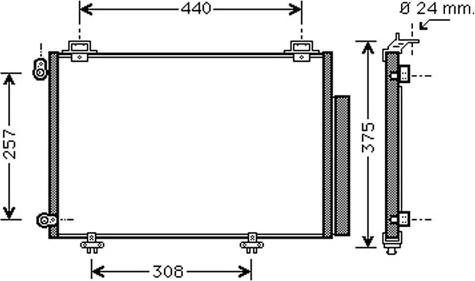 Autoclima 30311445CP - Кондензатор, климатизация vvparts.bg