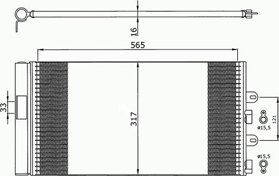 Autoclima 30311551CP - Кондензатор, климатизация vvparts.bg