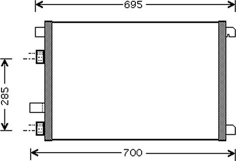 Autoclima 30311508CP - Кондензатор, климатизация vvparts.bg