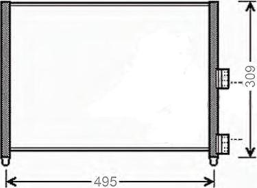Autoclima 30311523CP - Кондензатор, климатизация vvparts.bg