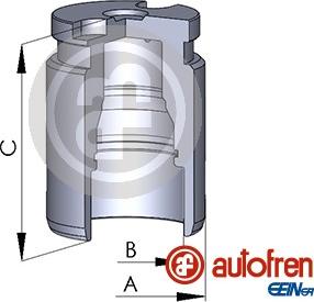 AUTOFREN SEINSA D02594 - Бутало, спирачен апарат vvparts.bg