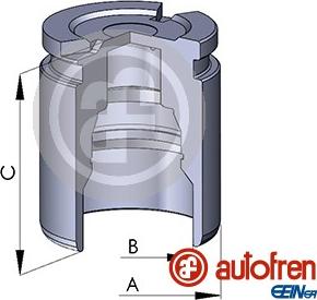 AUTOFREN SEINSA D02593 - Бутало, спирачен апарат vvparts.bg