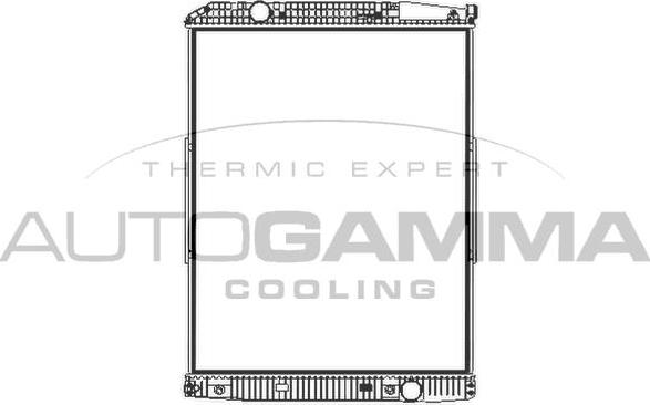 Autogamma 404962 - Радиатор, охлаждане на двигателя vvparts.bg
