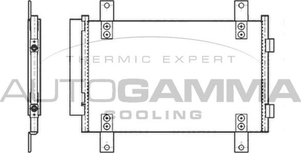 Autogamma 104482 - Кондензатор, климатизация vvparts.bg