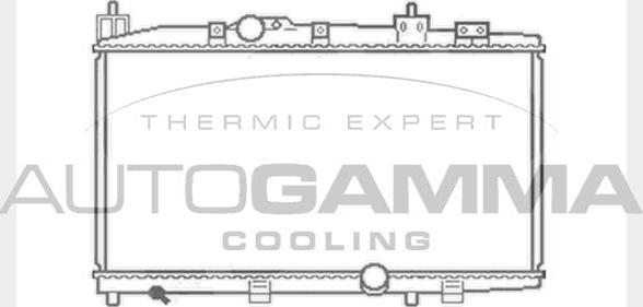 Autogamma 104566 - Радиатор, охлаждане на двигателя vvparts.bg