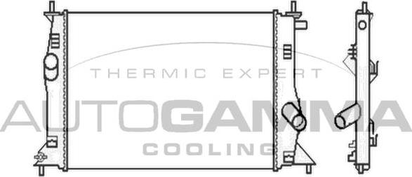 Autogamma 104674 - Радиатор, охлаждане на двигателя vvparts.bg