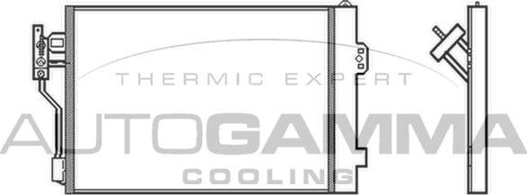 Autogamma 104004 - Кондензатор, климатизация vvparts.bg