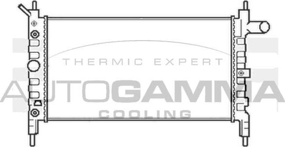 Autogamma 104006 - Радиатор, охлаждане на двигателя vvparts.bg