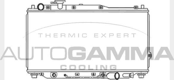 Autogamma 104031 - Радиатор, охлаждане на двигателя vvparts.bg
