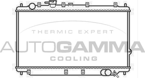 Autogamma 104146 - Радиатор, охлаждане на двигателя vvparts.bg