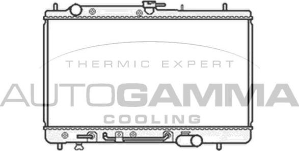 Autogamma 104153 - Радиатор, охлаждане на двигателя vvparts.bg
