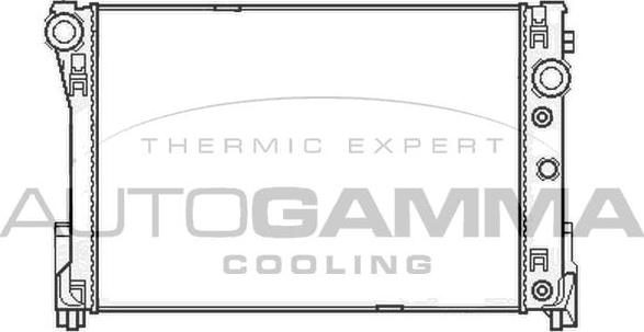 Autogamma 105415 - Радиатор, охлаждане на двигателя vvparts.bg