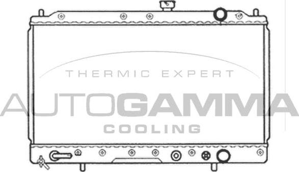 Autogamma 105569 - Радиатор, охлаждане на двигателя vvparts.bg