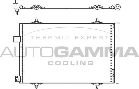 Autogamma 105585 - Кондензатор, климатизация vvparts.bg