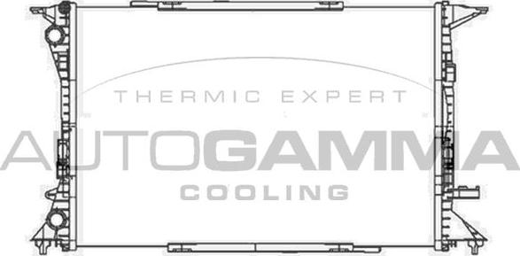 Autogamma 105612 - Радиатор, охлаждане на двигателя vvparts.bg