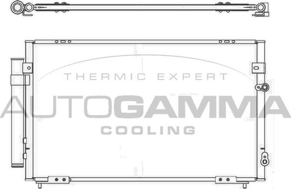 Autogamma 105688 - Кондензатор, климатизация vvparts.bg