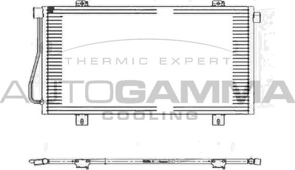Autogamma 105023 - Кондензатор, климатизация vvparts.bg