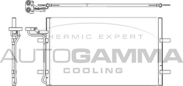 Autogamma 105199 - Кондензатор, климатизация vvparts.bg