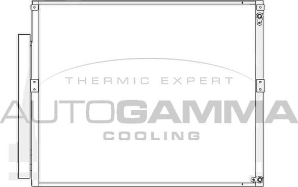 Autogamma 105154 - Кондензатор, климатизация vvparts.bg