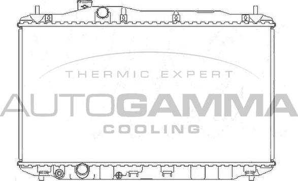 Autogamma 105135 - Радиатор, охлаждане на двигателя vvparts.bg