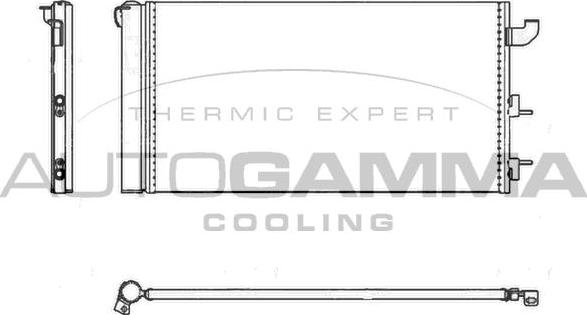 Autogamma 105341 - Кондензатор, климатизация vvparts.bg