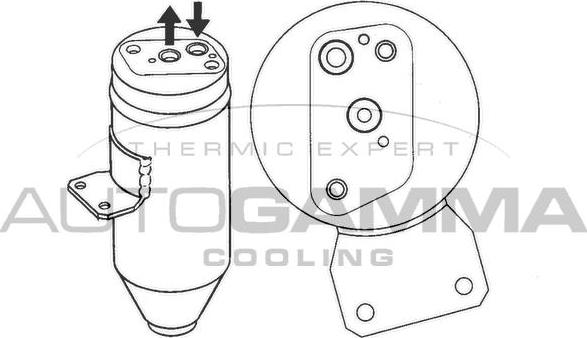 Autogamma 106161 - Изсушител, климатизация vvparts.bg