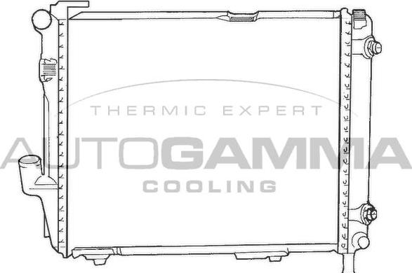 Autogamma 100544 - Радиатор, охлаждане на двигателя vvparts.bg