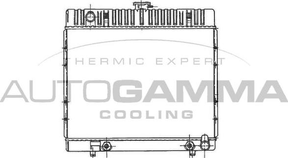 Autogamma 100533 - Радиатор, охлаждане на двигателя vvparts.bg