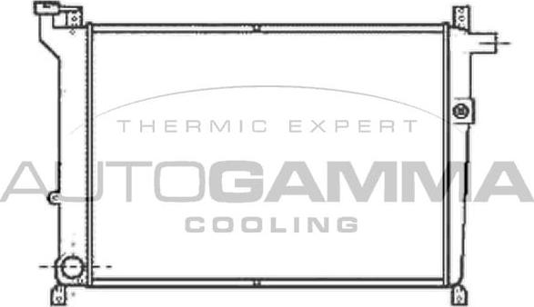 Autogamma 100613 - Радиатор, охлаждане на двигателя vvparts.bg