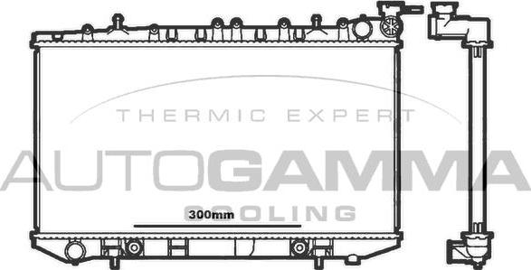 Autogamma 100632 - Радиатор, охлаждане на двигателя vvparts.bg