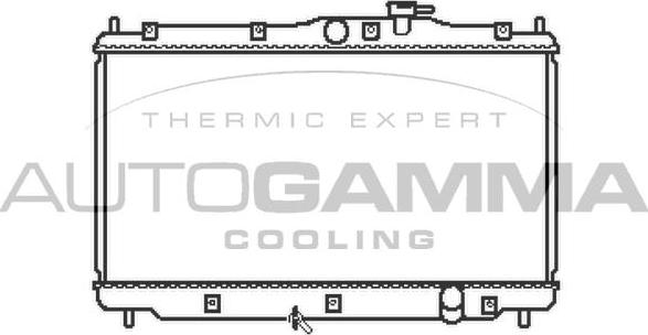 Autogamma 101439 - Радиатор, охлаждане на двигателя vvparts.bg
