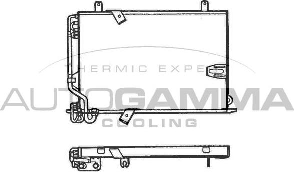 Autogamma 101569 - Кондензатор, климатизация vvparts.bg