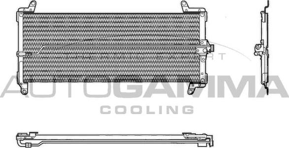 Autogamma 101589 - Кондензатор, климатизация vvparts.bg