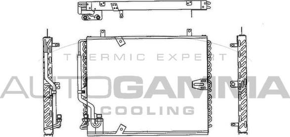 Autogamma 101570 - Кондензатор, климатизация vvparts.bg