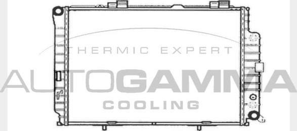 Autogamma 101382 - Радиатор, охлаждане на двигателя vvparts.bg