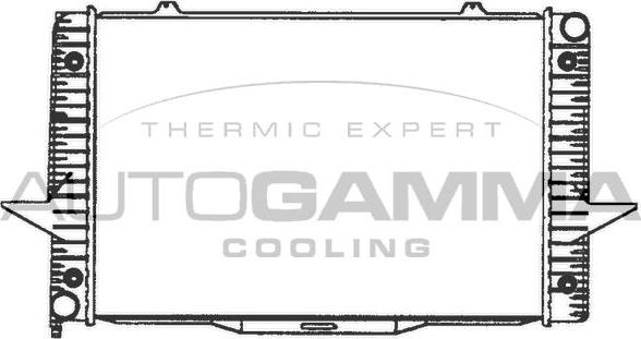 Autogamma 101293 - Радиатор, охлаждане на двигателя vvparts.bg