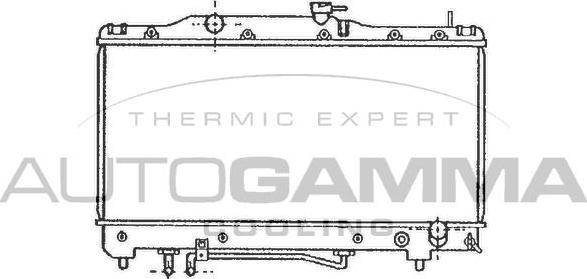 Autogamma 101269 - Радиатор, охлаждане на двигателя vvparts.bg