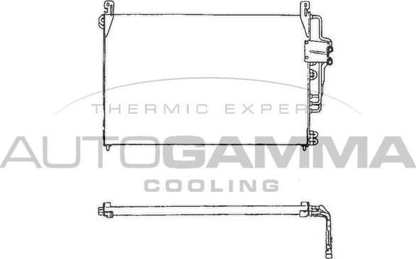 Autogamma 101712 - Кондензатор, климатизация vvparts.bg