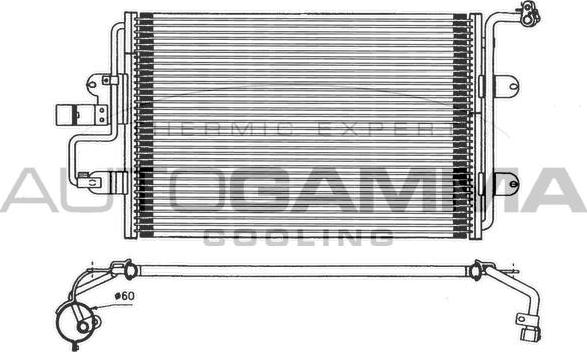 Autogamma 101720 - Кондензатор, климатизация vvparts.bg