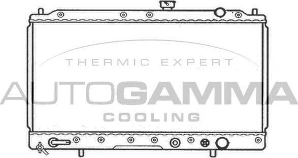 Autogamma 103959 - Радиатор, охлаждане на двигателя vvparts.bg