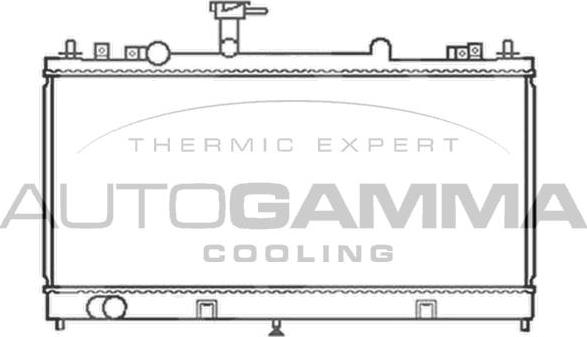 Autogamma 103440 - Радиатор, охлаждане на двигателя vvparts.bg