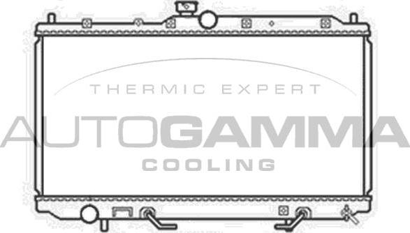 Autogamma 103478 - Радиатор, охлаждане на двигателя vvparts.bg