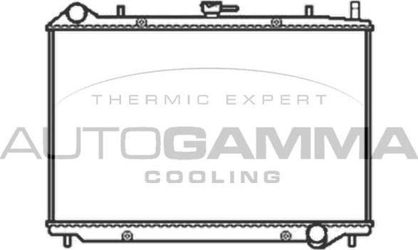 Autogamma 103515 - Радиатор, охлаждане на двигателя vvparts.bg