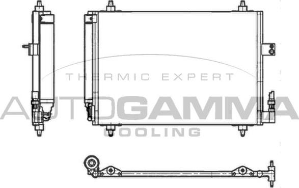 Autogamma 103659 - Кондензатор, климатизация vvparts.bg